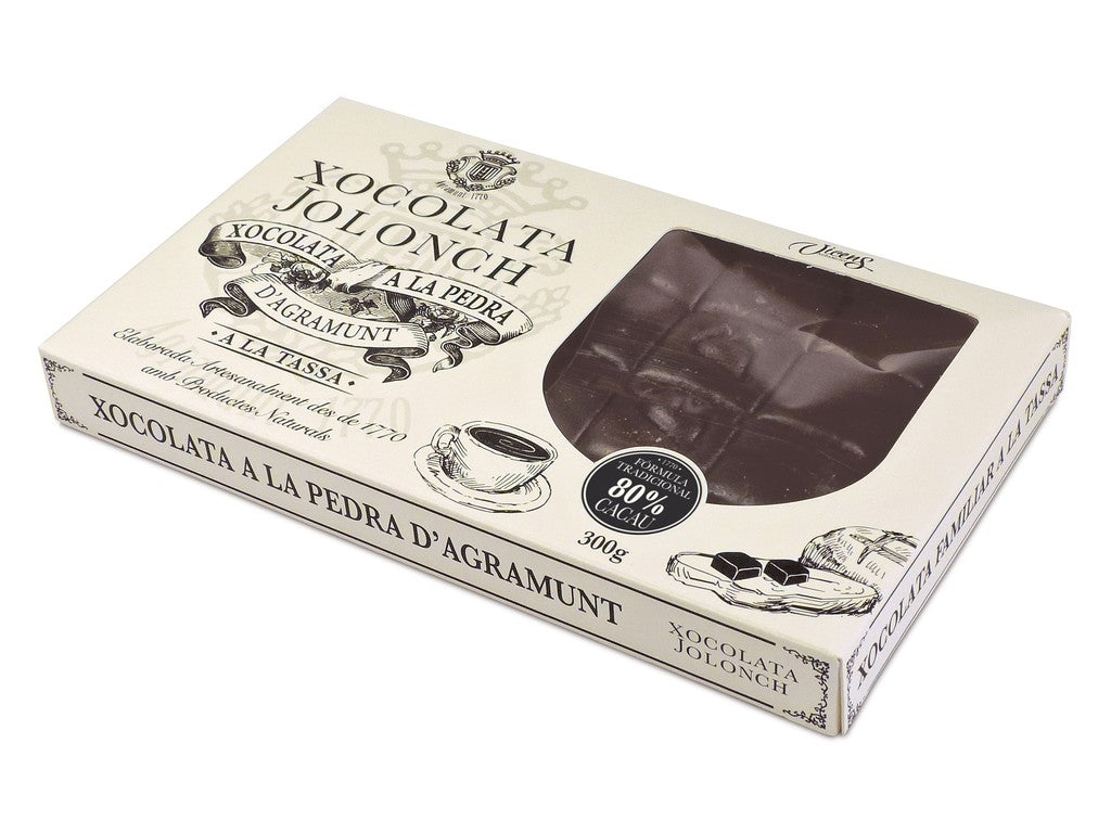 Xocolata Jolonch a la Pedra 80 % Kakao 300 g