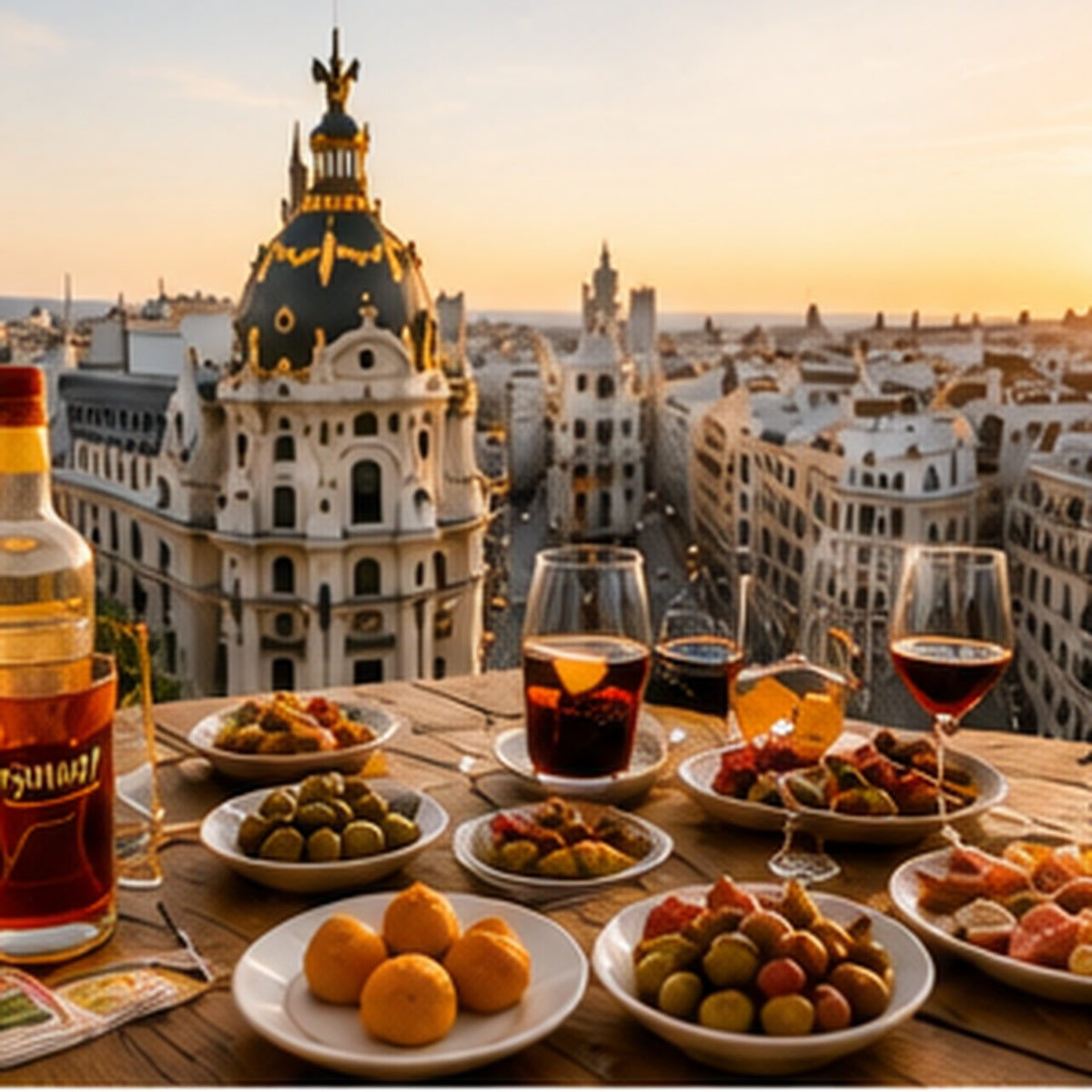 Herbstabend – Madrid von Taverne zu Taverne