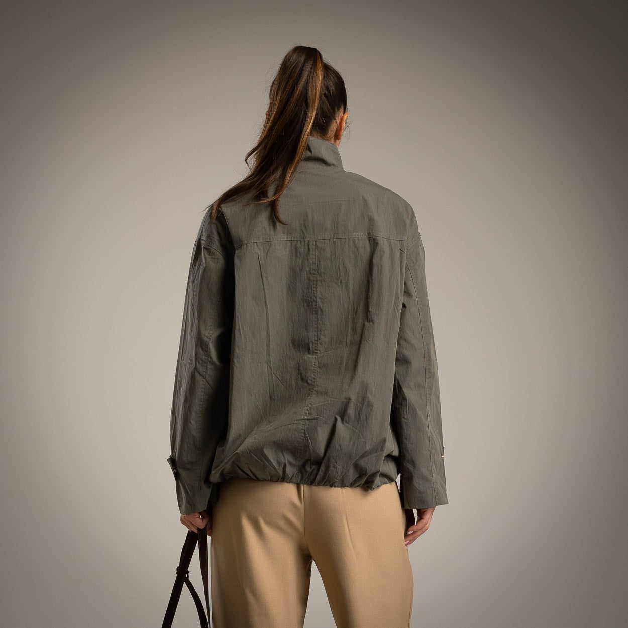 Gefütterte Funktionsparka – Khaki