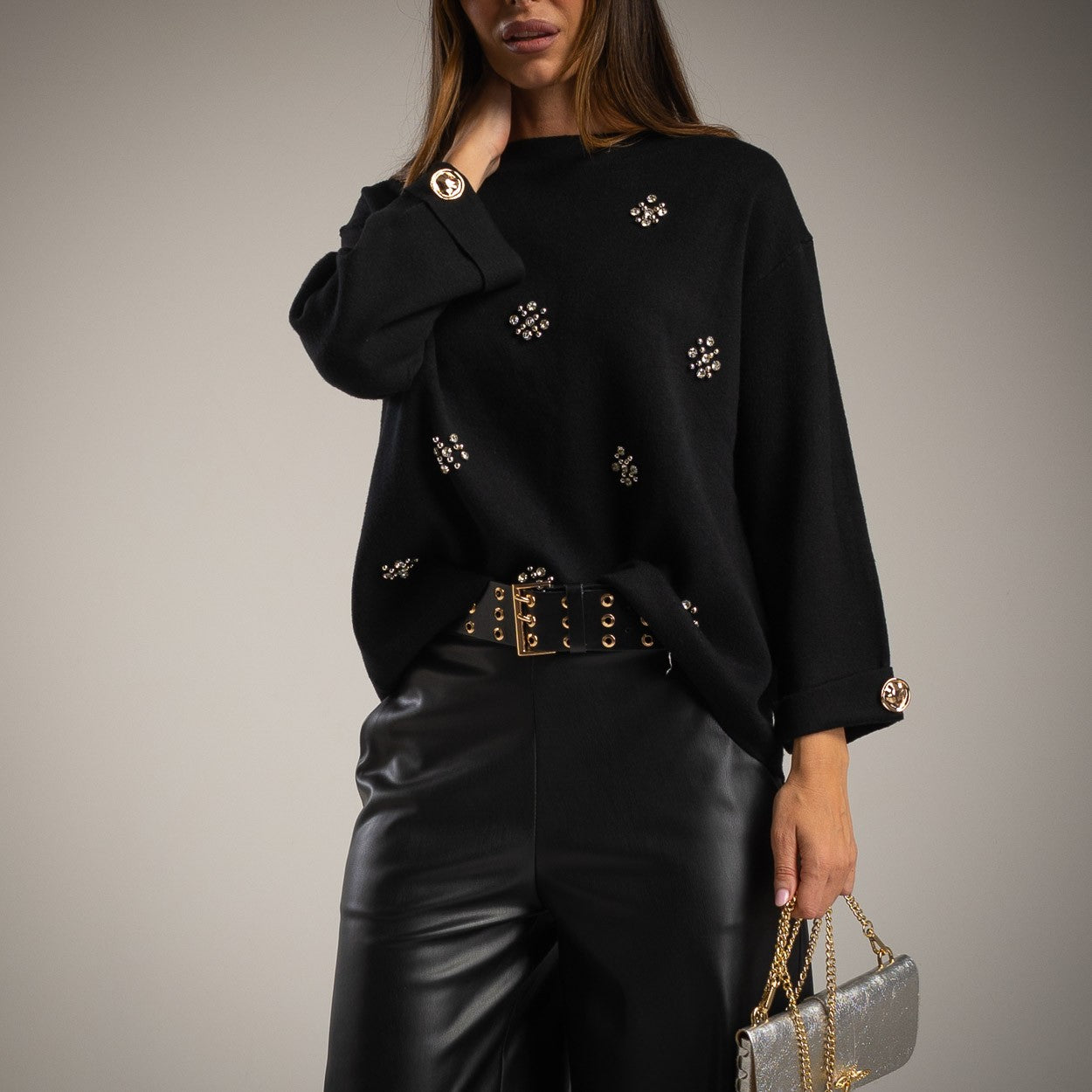 Sweater „Ragazza“ – Soft Touch (Schwarz)