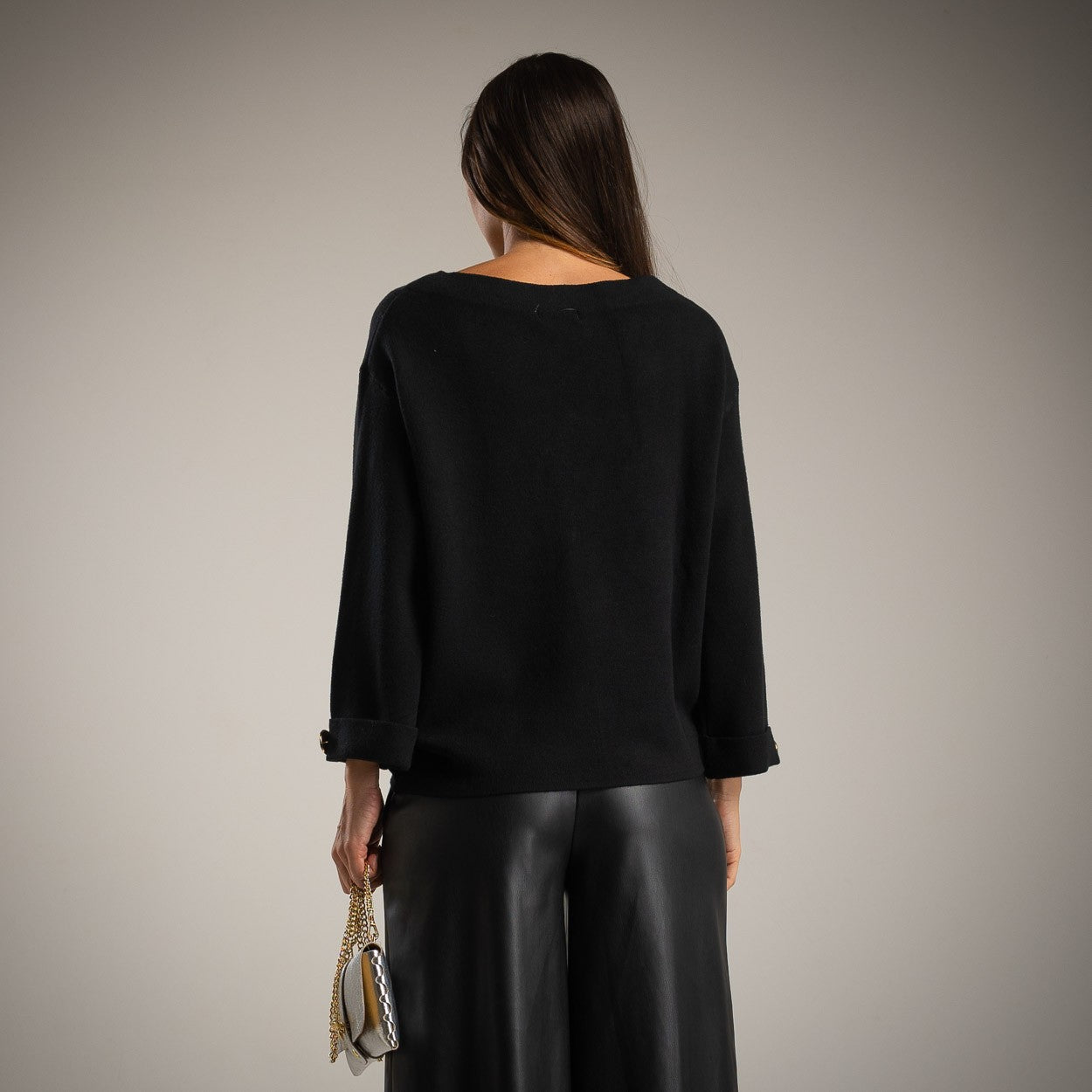 Sweater „Ragazza“ – Soft Touch (Schwarz)