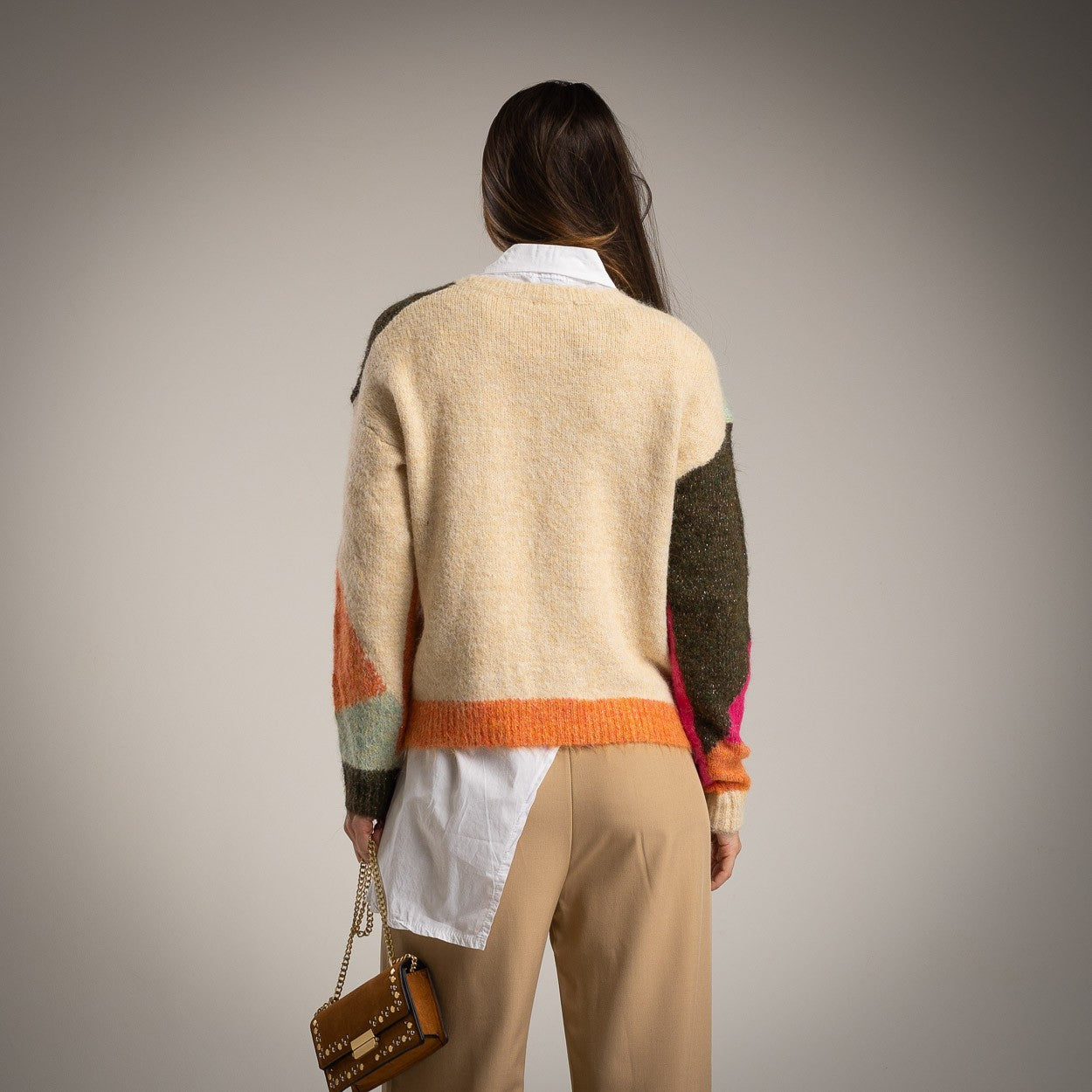 Lurex-Sweater „Triángulos“ – 5 Farben