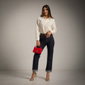 Jeans mit Herzgürtel – Dark Denim (36)