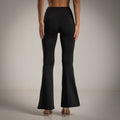 Flare Leggings – Schwarz