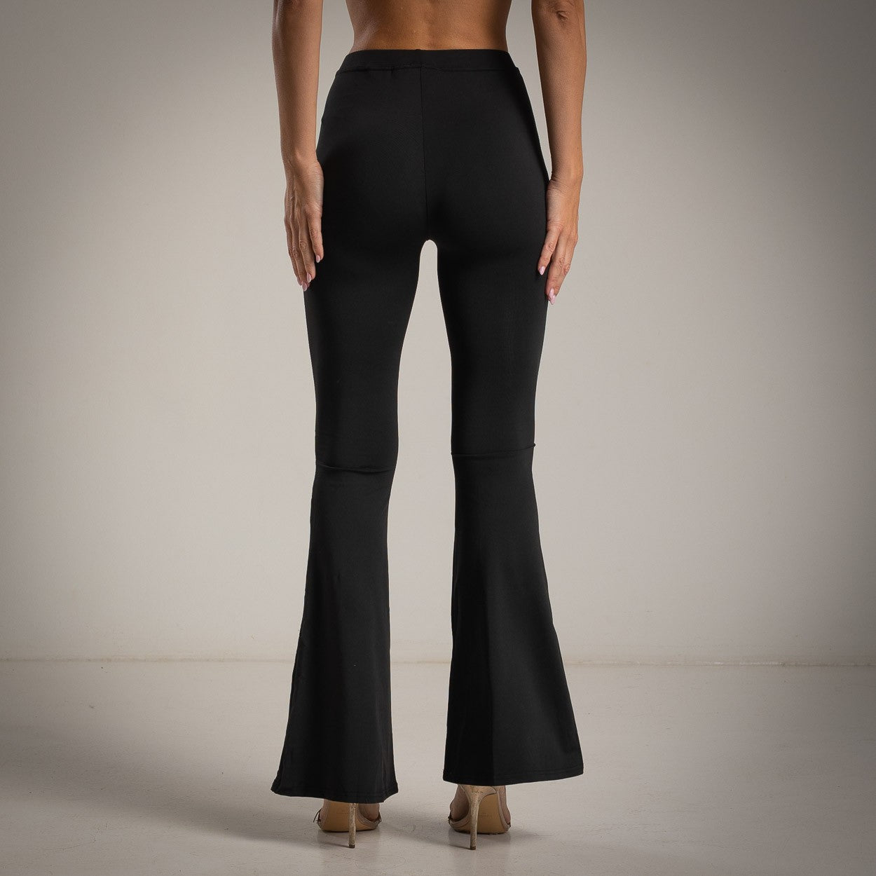 Flare Leggings – Schwarz