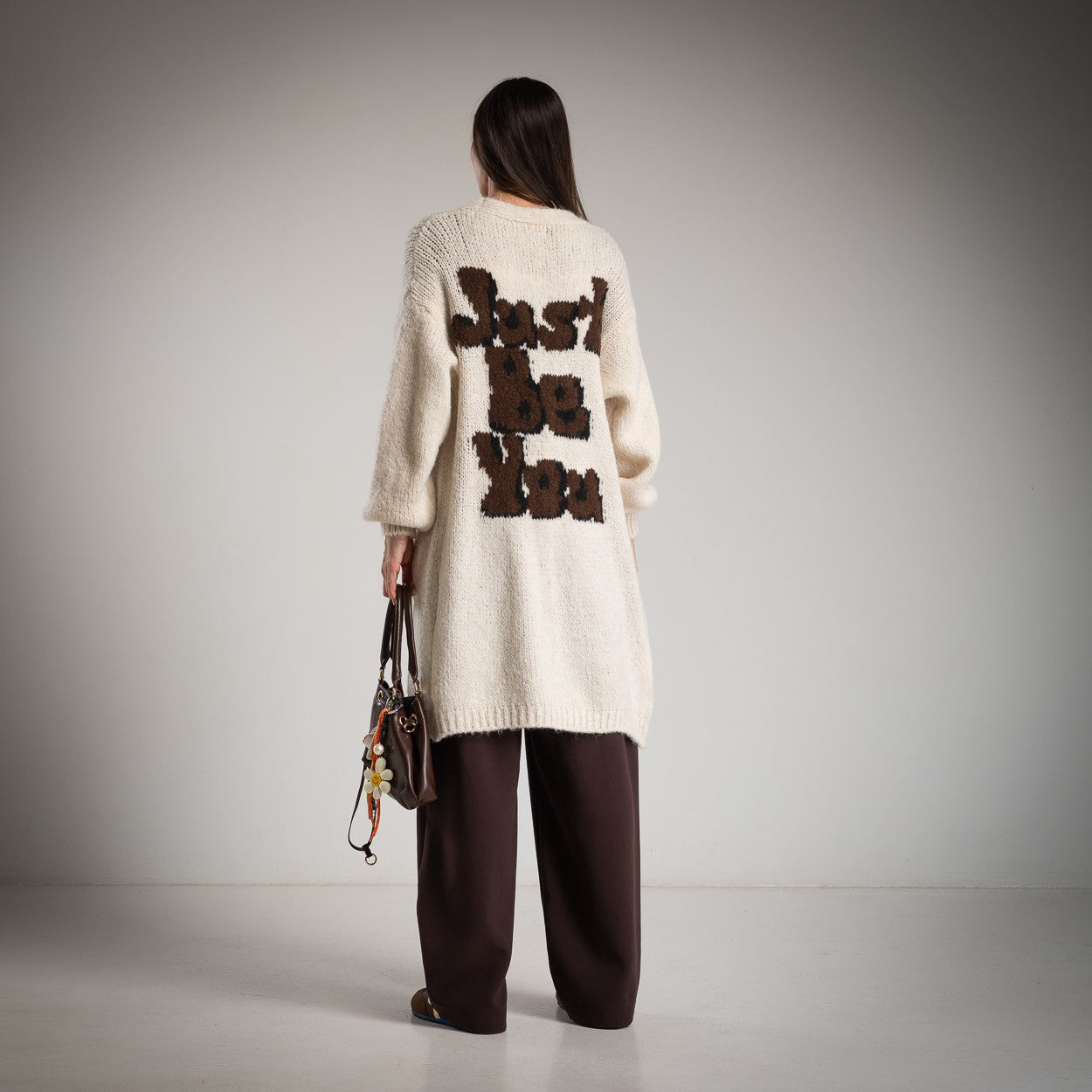 Maxi-Cardigan „Just Be You“ Crudo