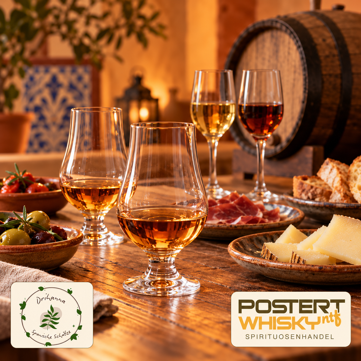 Fusions-Event mit Postert Whisky: Whisky mit spanischer Seele