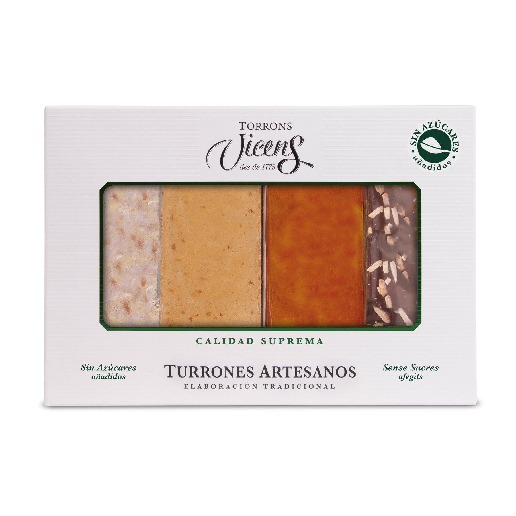 Box 4 Artisanal Nougats Sugarfree 4×80 g