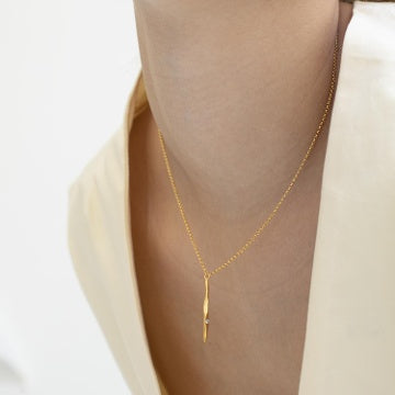 GARBET golden necklace – Joidart