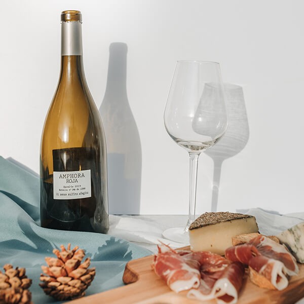 Amphora Roja Natural Blanco 2023 – Penedès DO - 0,75 L