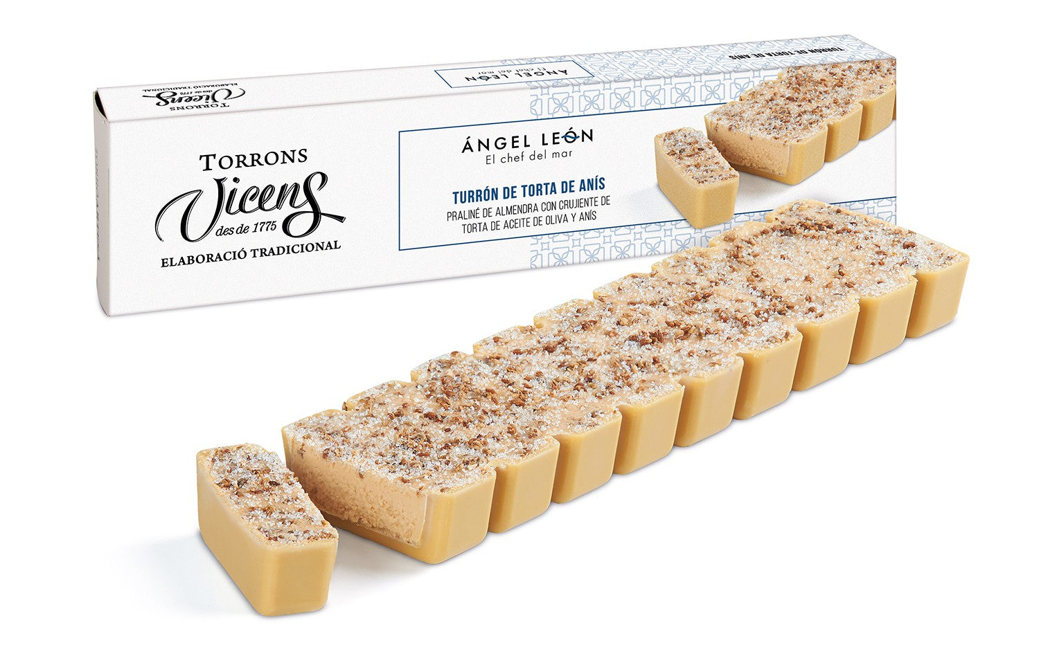 Turrón Torta de Anís 300 g – Ángel León